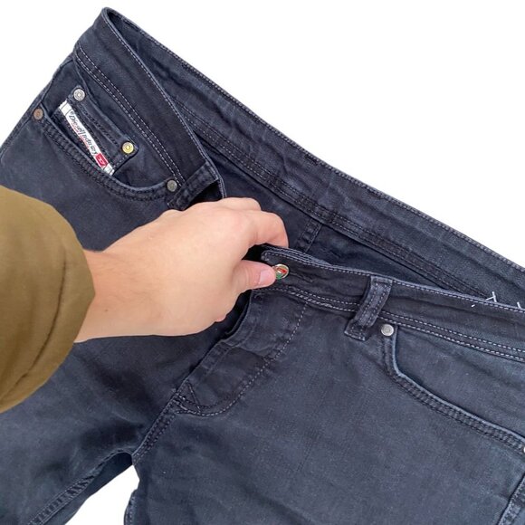 Vintage 2004 Diesel Jeans Size 36 Black - Picture 7 of 10